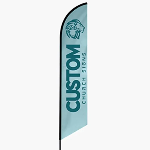 Double Sided Feather Flag
